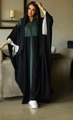 ⁦ملحفه كوريشا زيتي في أسود⁩ - الصورة ⁦2⁩